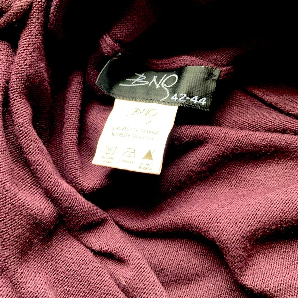 Dark burgundy sweater